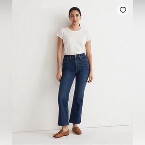 Madewell The Prefect Vintage Flare Crop Jean